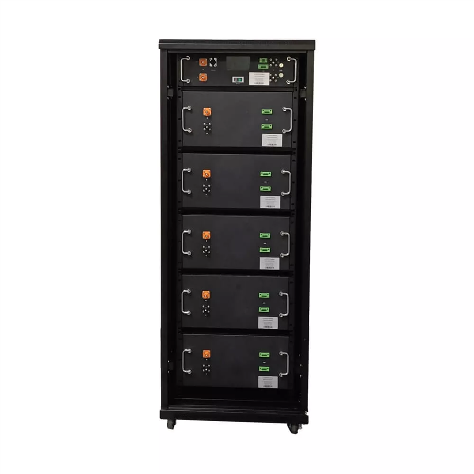 60KWh Alta Tensio LiFePO4 Bateria Energio Stokado Sistemo